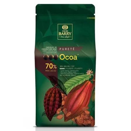 Cacao Barry Chocolat Noir Pistol Ocoa 70% 1KG