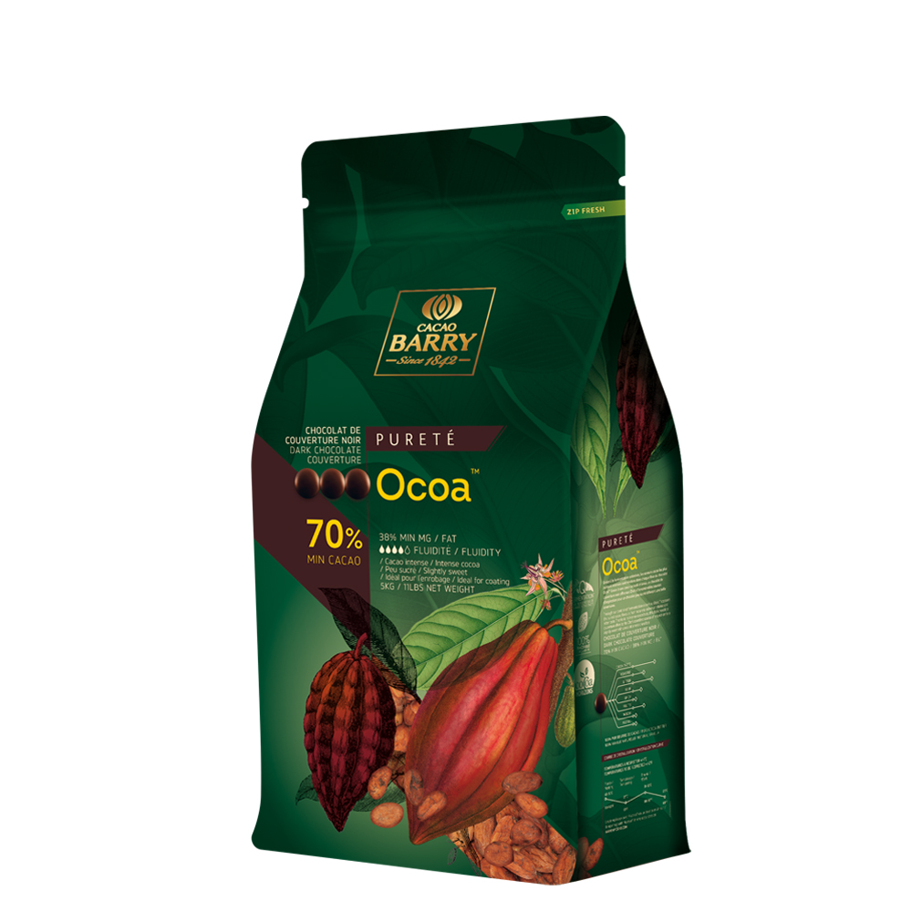 Cacao Barry Chocolat Noir Pistol Ocoa 70% 5KG