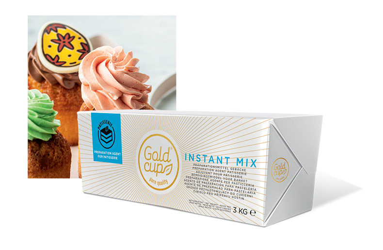 Crème au Beurre 3KGx4 Gold Cup Instant Mix
