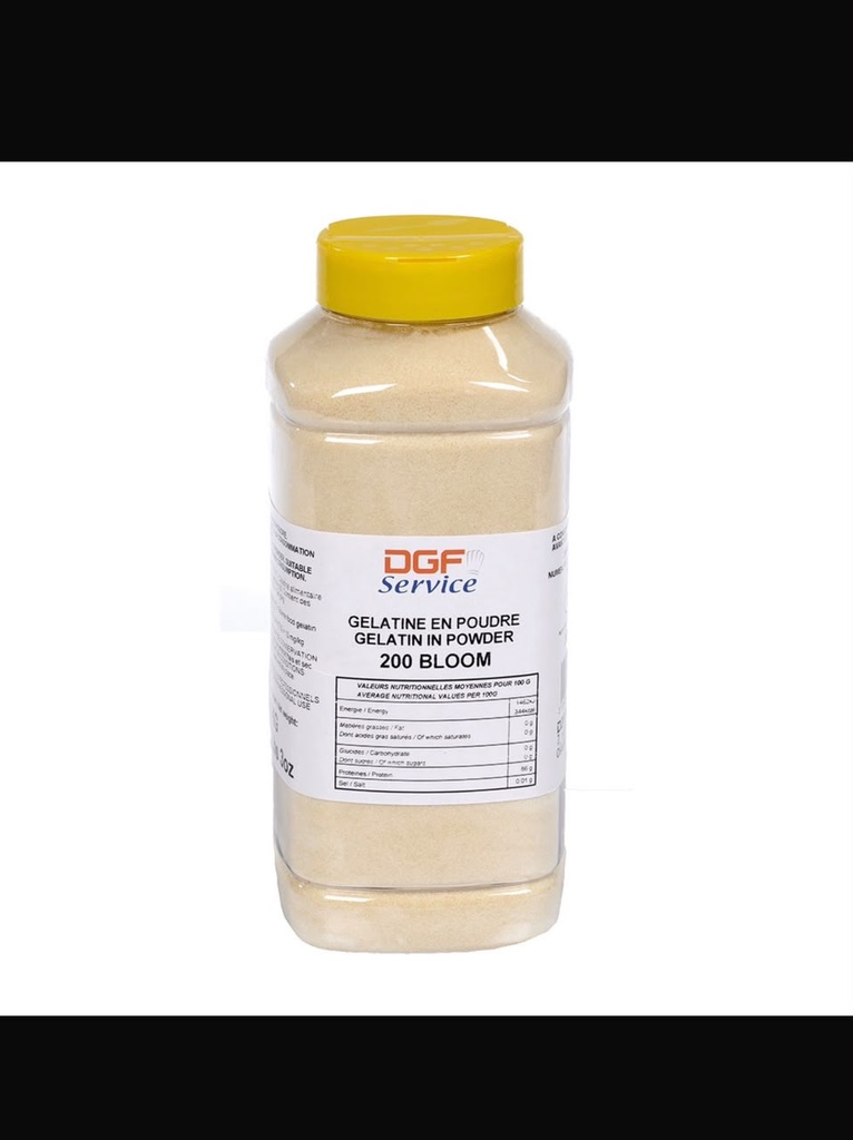 Gélatine Poudre Bovine 200B DGF 1KG